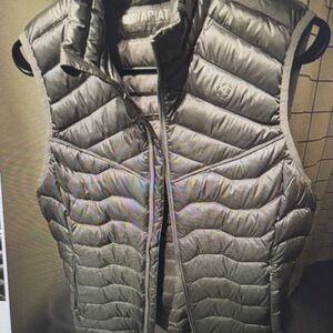 Ariat Women's Metallic Gray Quilted Vest